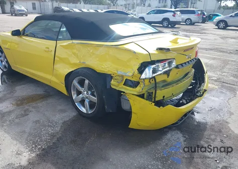 2015 Chevrolet Camaro 1Lt из США, поврежденный, VIN 2G1FD3D32F9251162